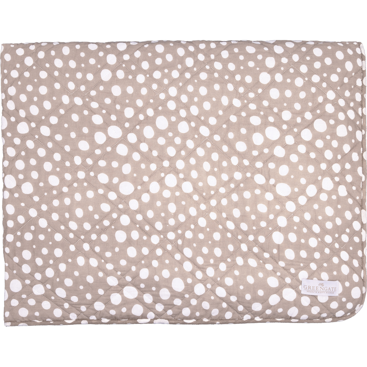 Greengate Neva Tagesdecke beige 250x260cm