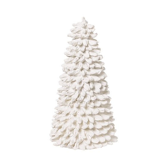 Broste Copenhagen PULP Holz Baumwollbaum white 13 cm