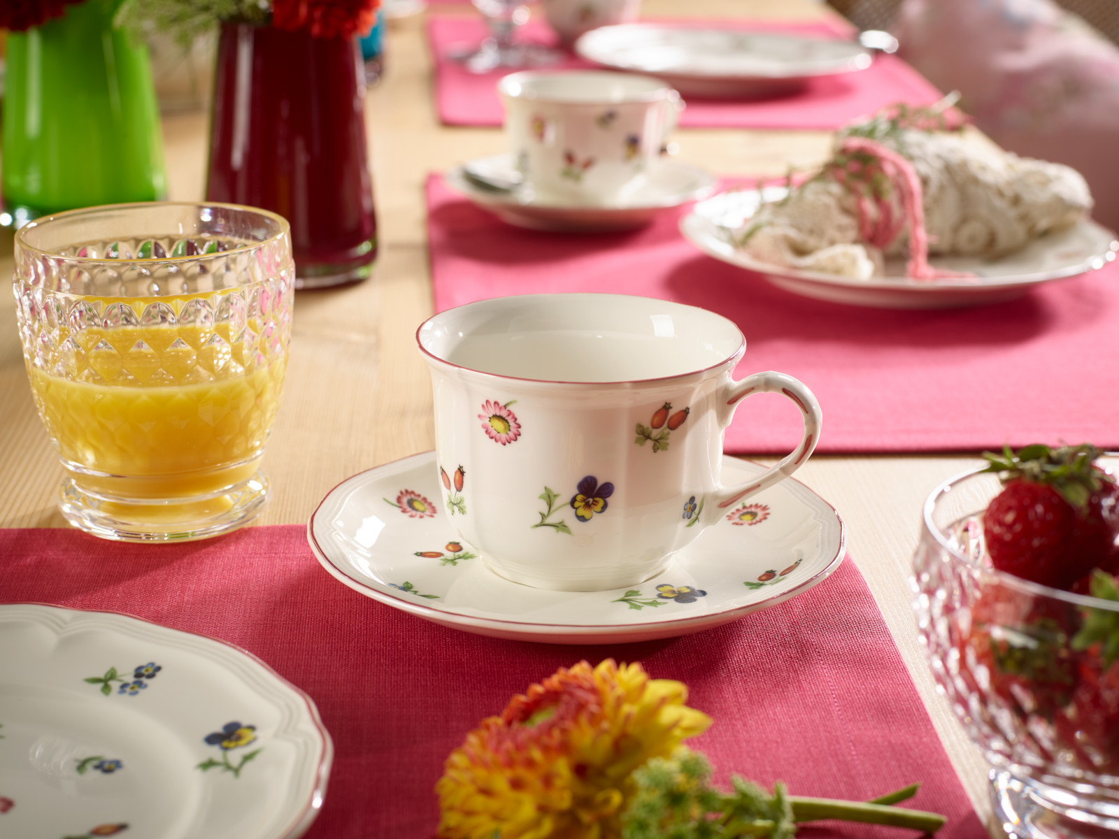 Villeroy & Boch Petite Fleur Frühstückstasse mit Untertasse 2tlg.