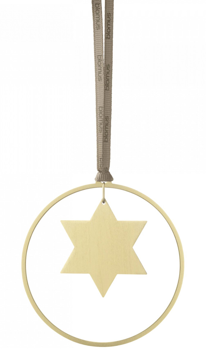 Blomus KITAI Weihnachtsschmuck Sterne gold 4er Set 8cm Freisteller