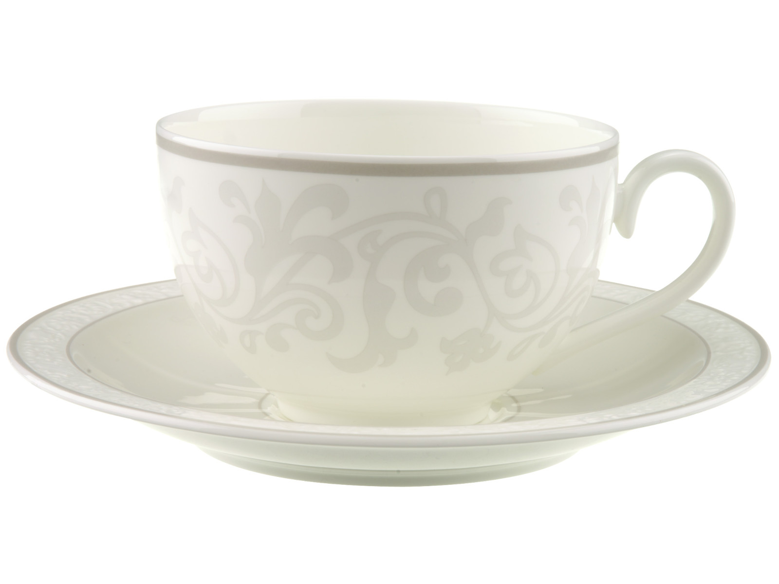 Villeroy & Boch Gray Pearl Frühstückstasse mit Untertasse 2tlg.