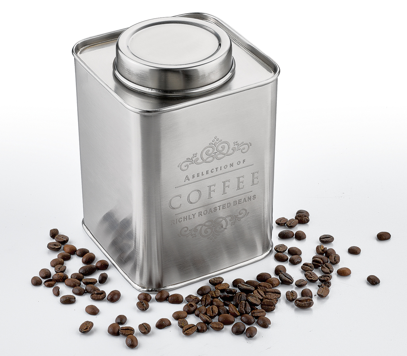 Zassenhaus Vorratsdose Coffee Edelstahl 1000g