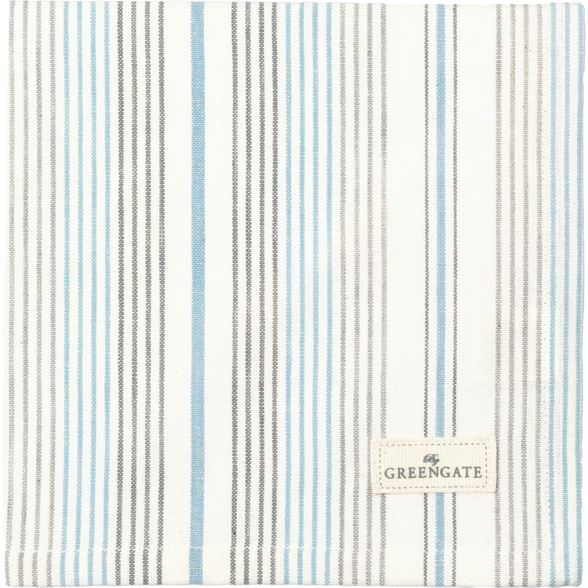 Greengate Divia Stoffserviette pale blue 40x40cm