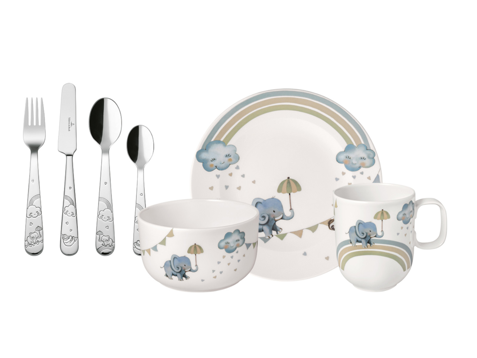 Villeroy &amp; Boch Walk like an Elephant Kindergeschirrset 7tlg Freisteller 2