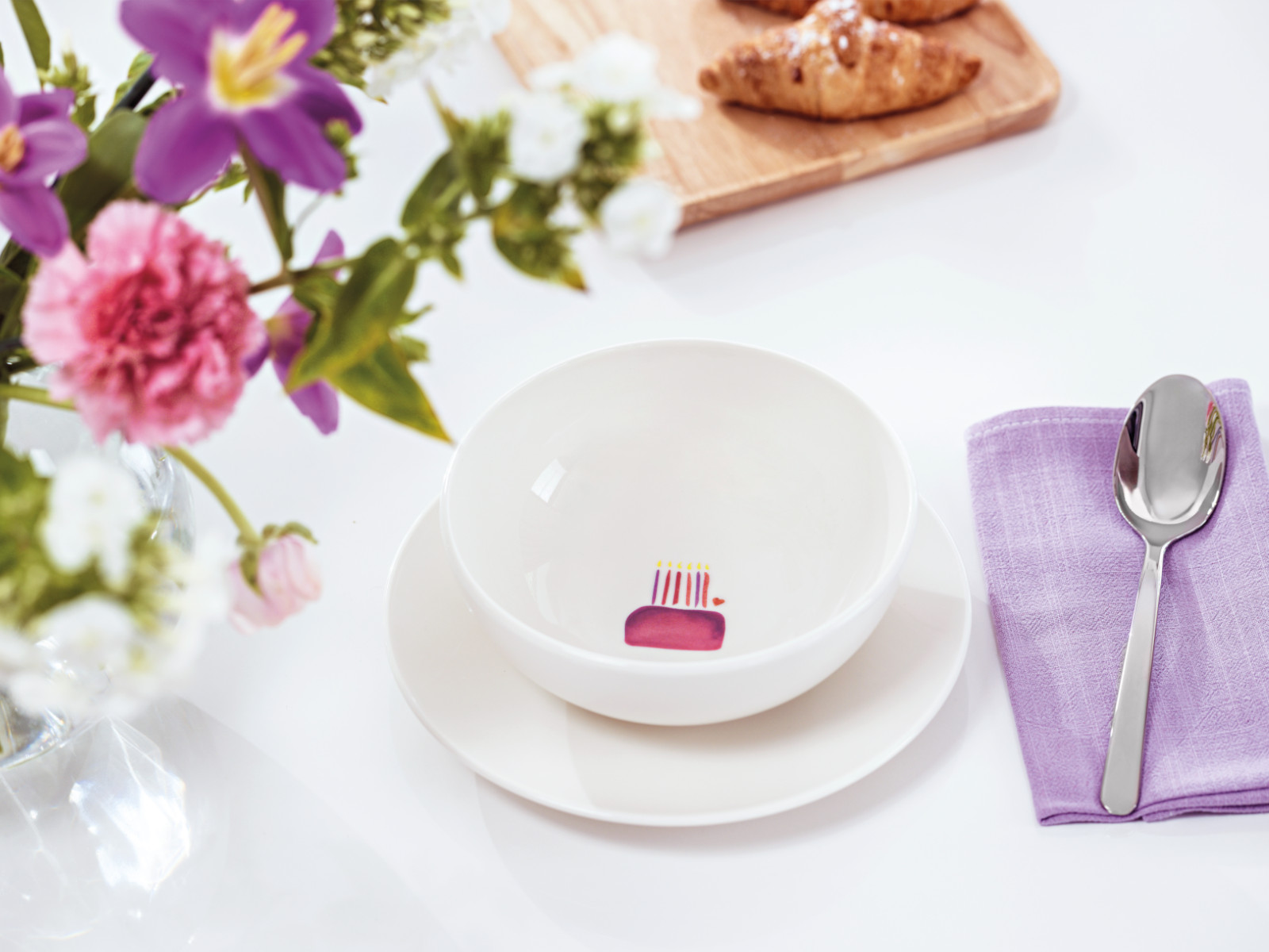 Villeroy &amp; Boch With Love Müslischale Happy Birthday 16,9cm Lifestyle 1