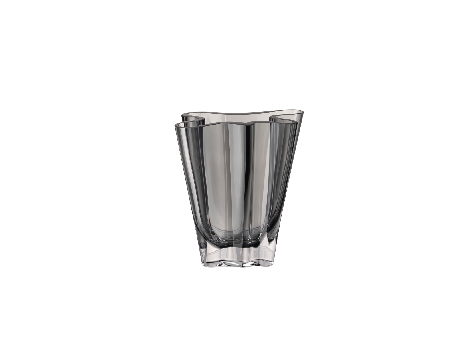 Rosenthal Flux Vase grau 14 cm