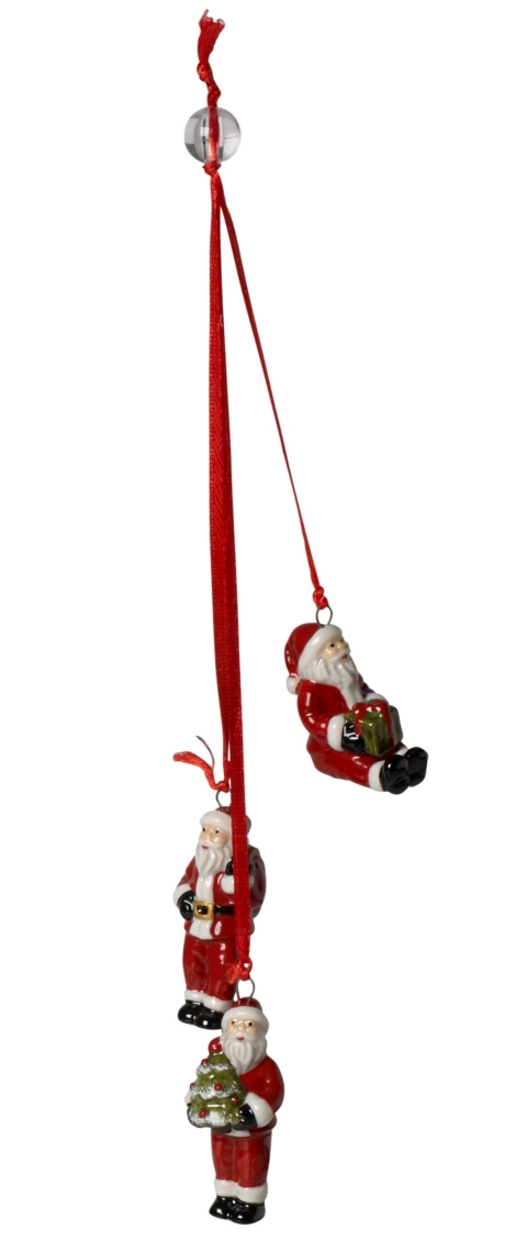 Villeroy & Boch My Christmas Tree Trio-Ornament Santa 8,2 cm