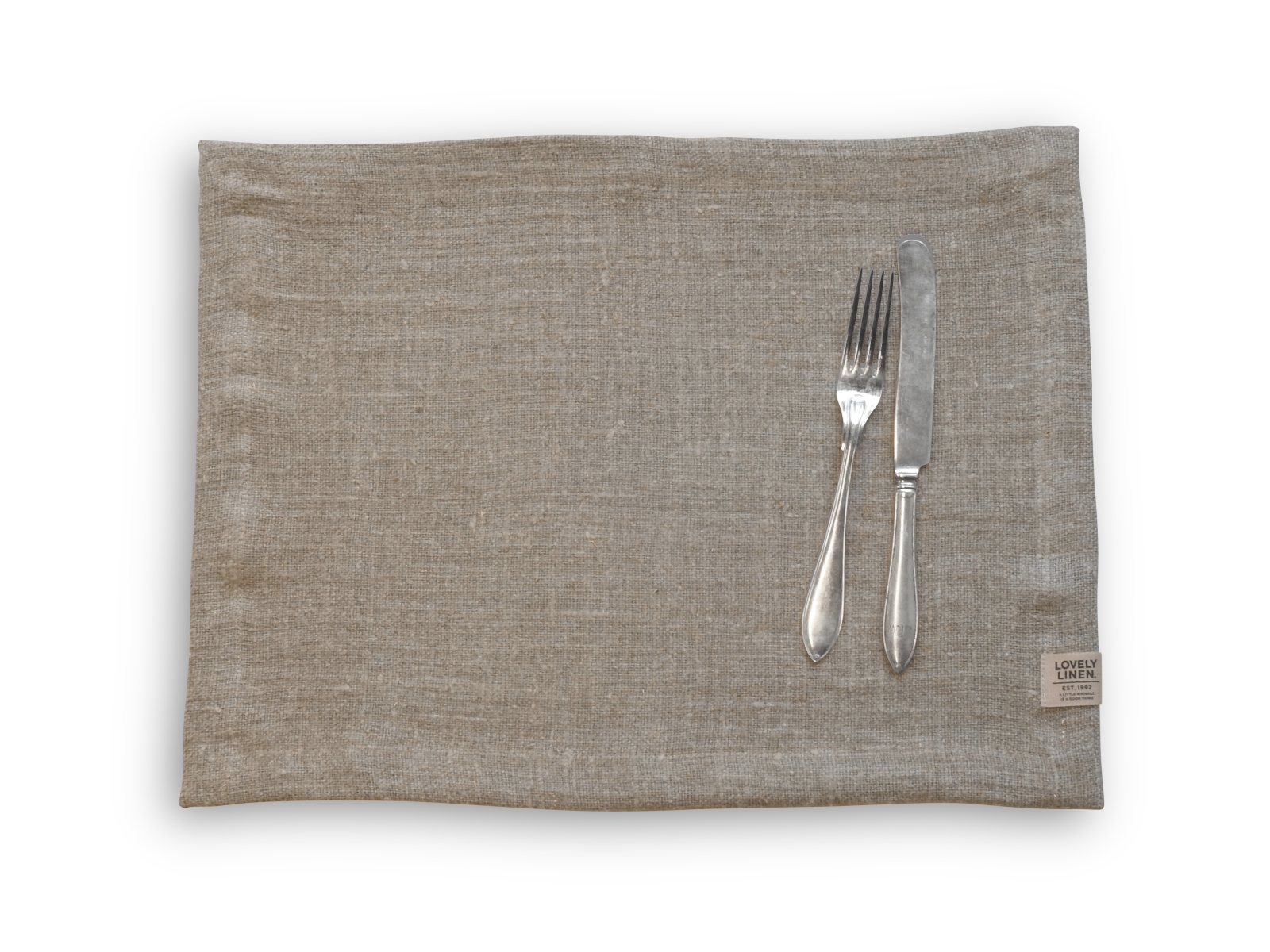 Lovely Linen Rustic Platzset Leinen nat. beige 37 x 50 cm