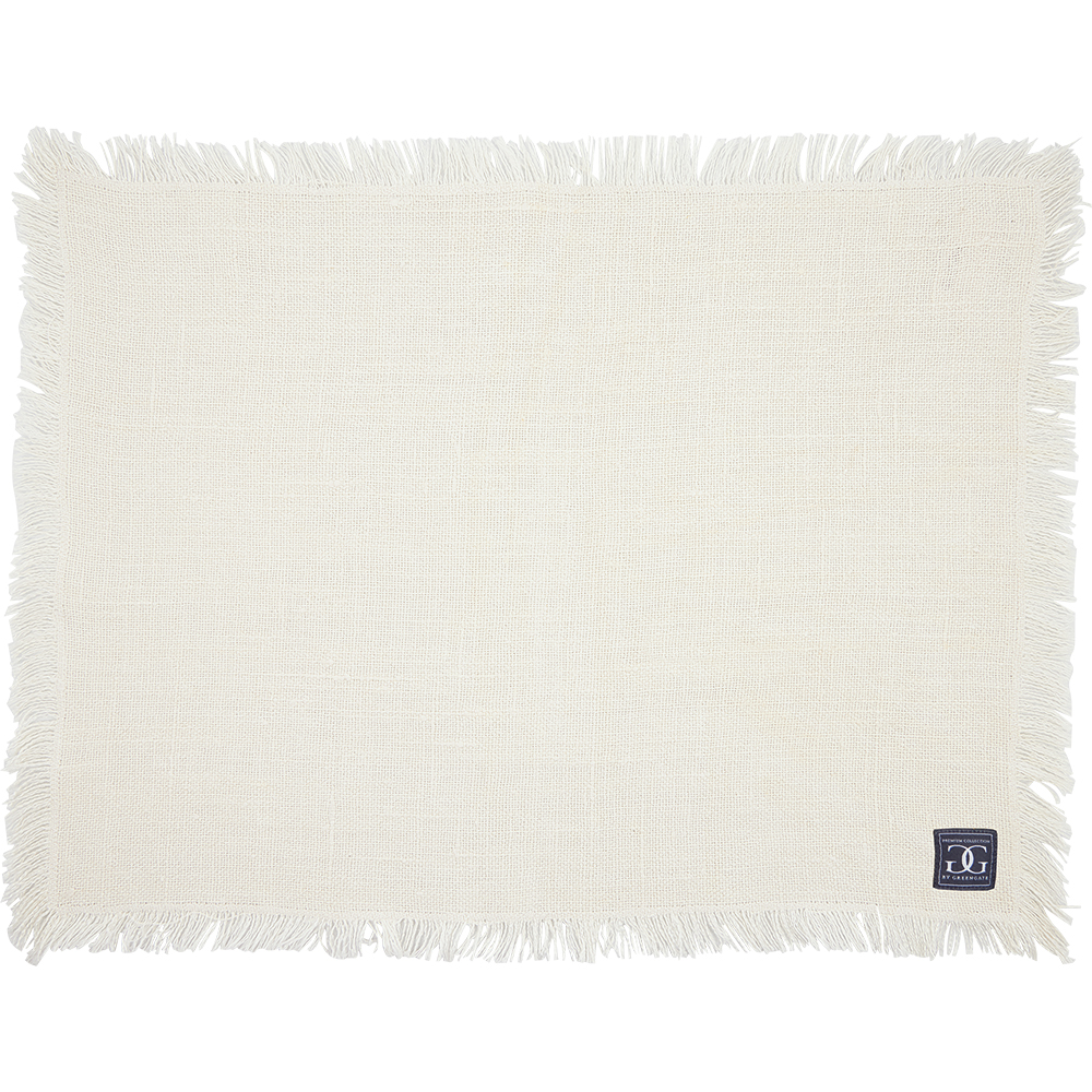 Greengate Leinen Tischset off white 50x40cm Freisteller