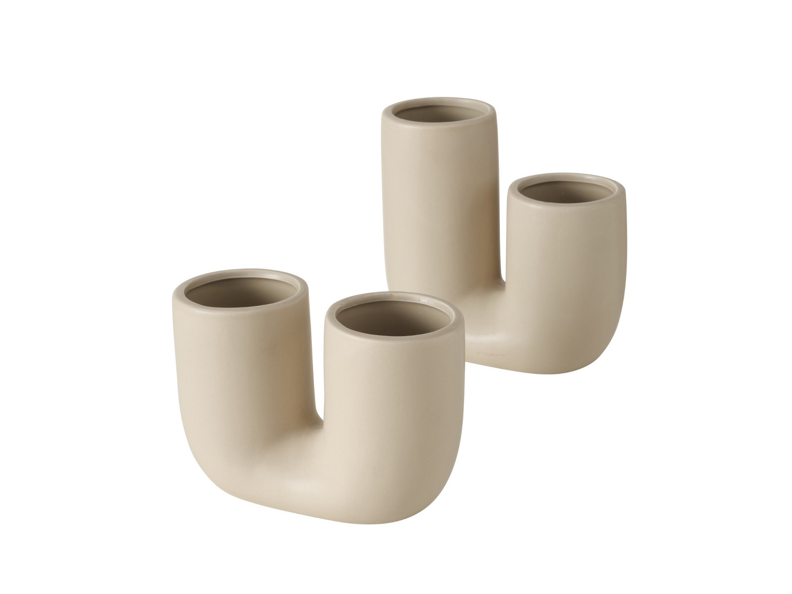 Boltze Filicio Vase beige 17 cm sortiert (1Stück) Freisteller