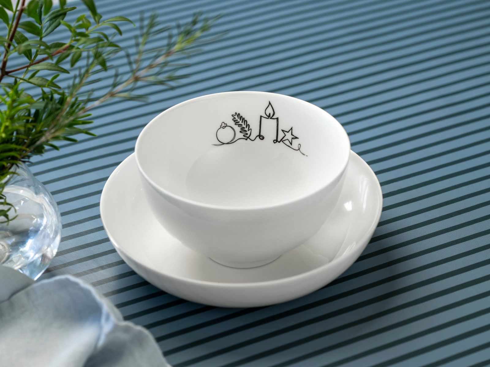 Villeroy &amp; Boch Statement Lines Bol XMAS 14cm Lifestyle 1