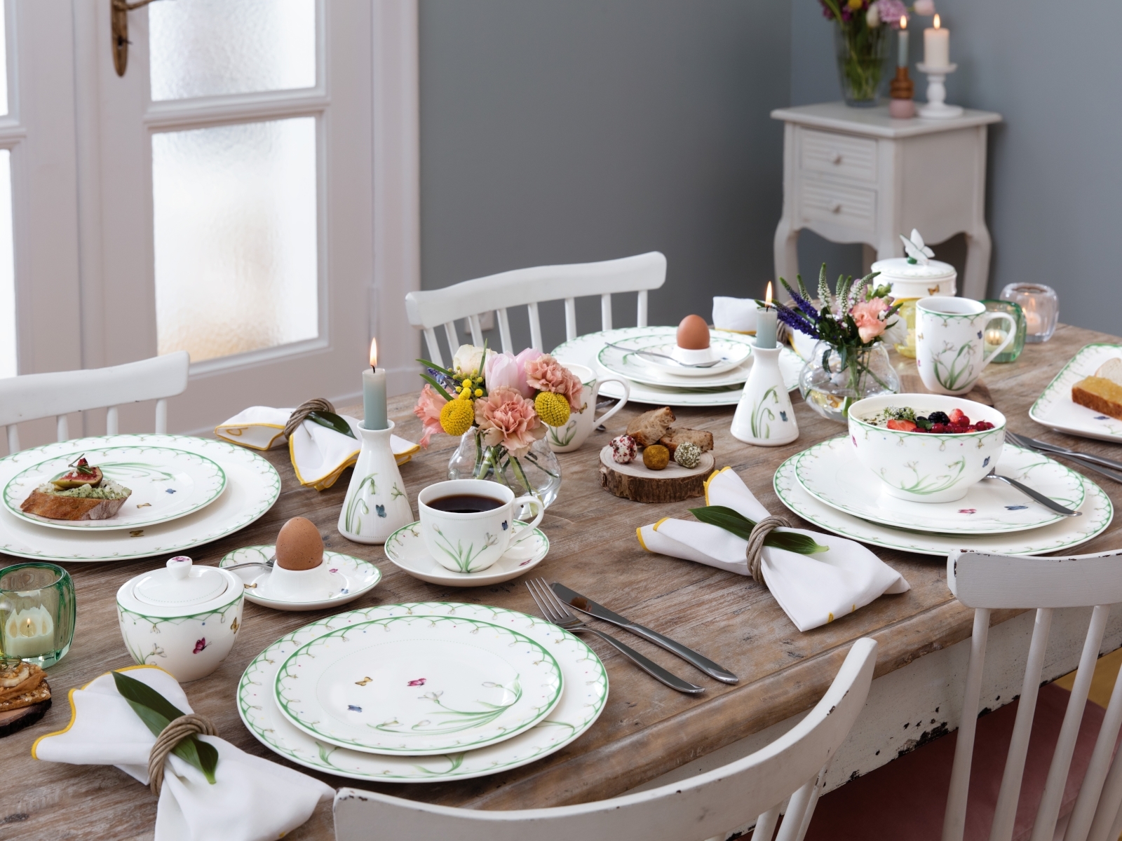 Villeroy & Boch Colourful Spring Gobelin Läufer Schneeglöckchen