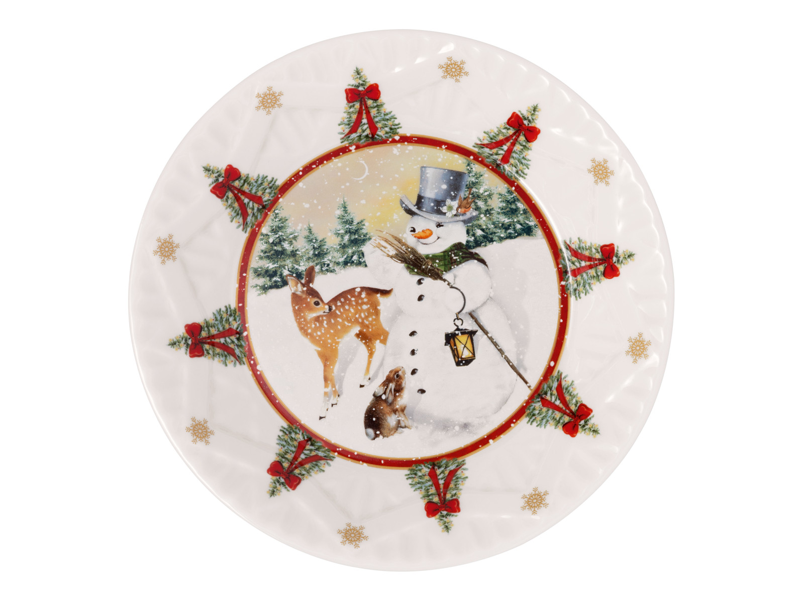 Villeroy &amp; Boch Toy's Fantasy Schale klein Schneemann 16,5cm Freisteller