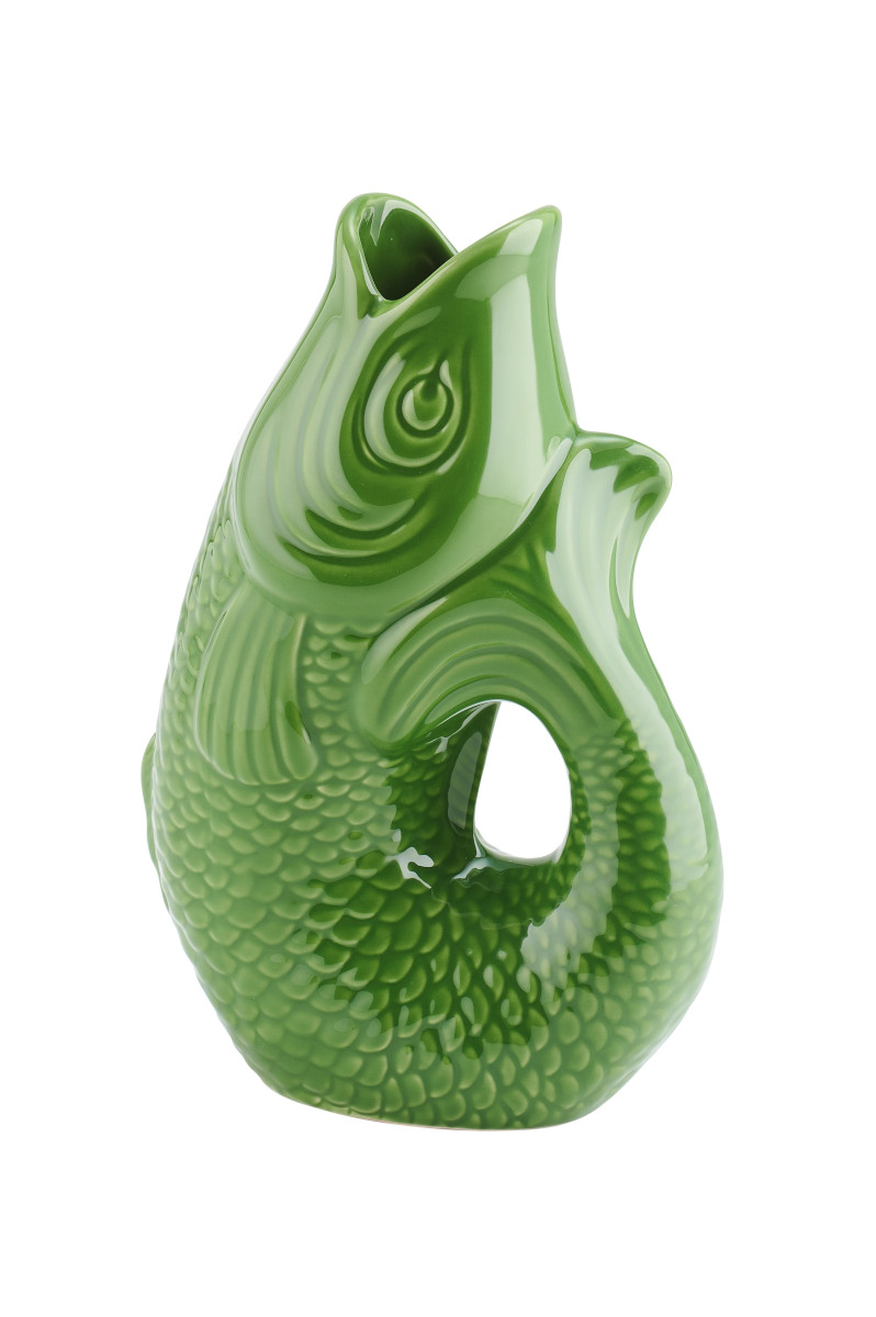 Giftcompany Monsieur Carafon Vase / Karaffe Fisch S green bay 1,2l