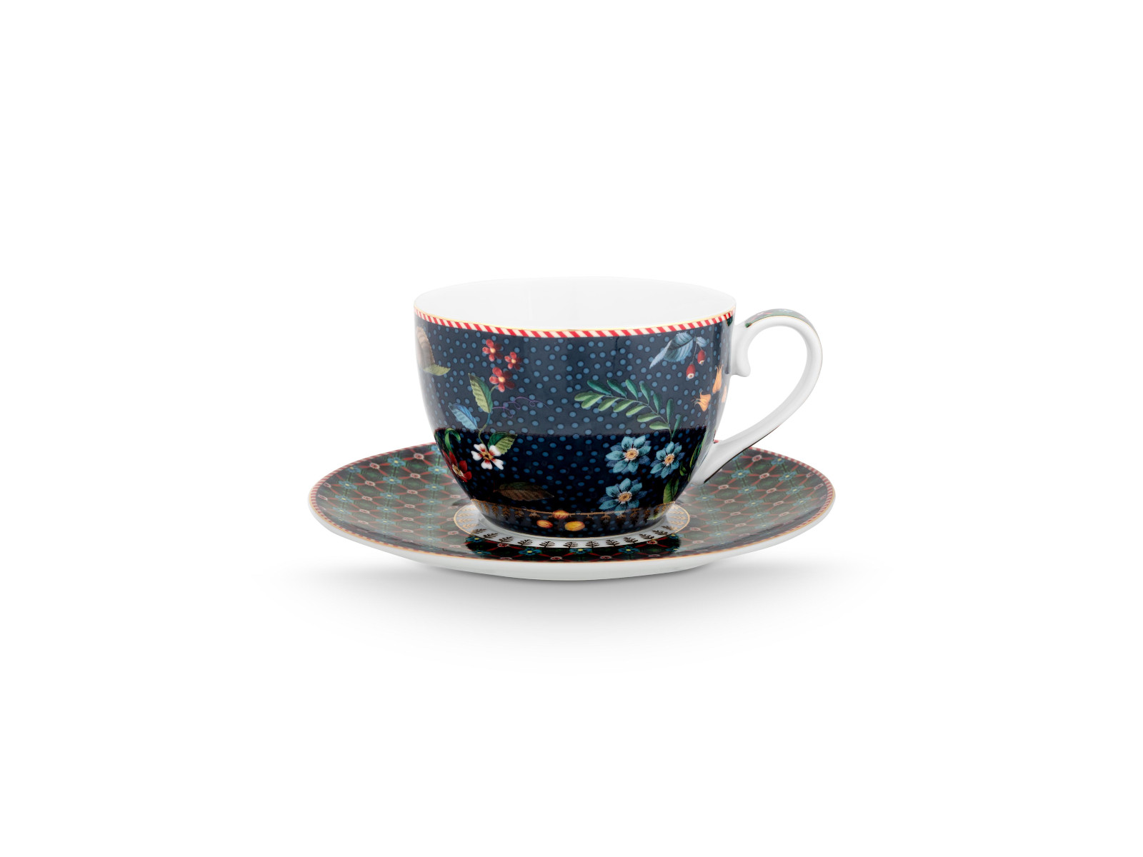 PIP STUDIO Berry Blues Kaffeetasse m.U. blau 280ml Set2 Freisteller 2