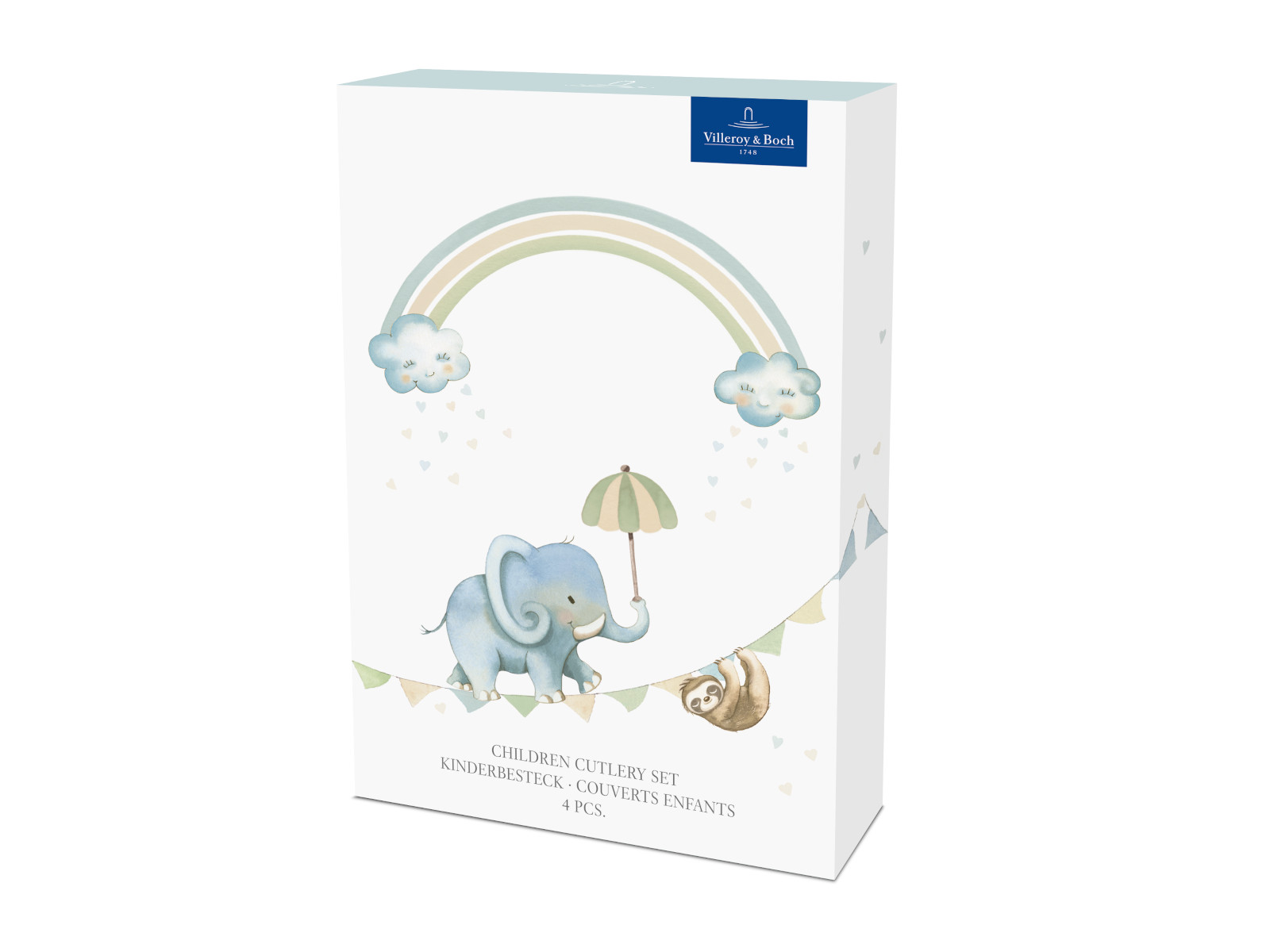 Villeroy &amp; Boch Walk like an Elephant  Kinderbesteckset 4tlg Freisteller 2