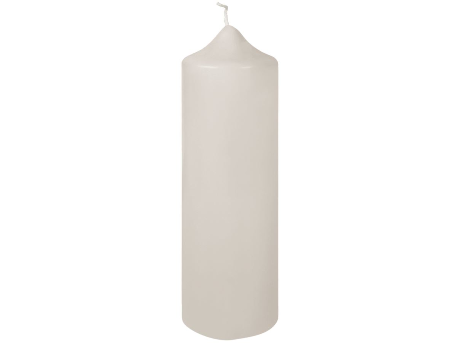 Fink CANDLE Stumpenkerze greige 25 cm Freisteller