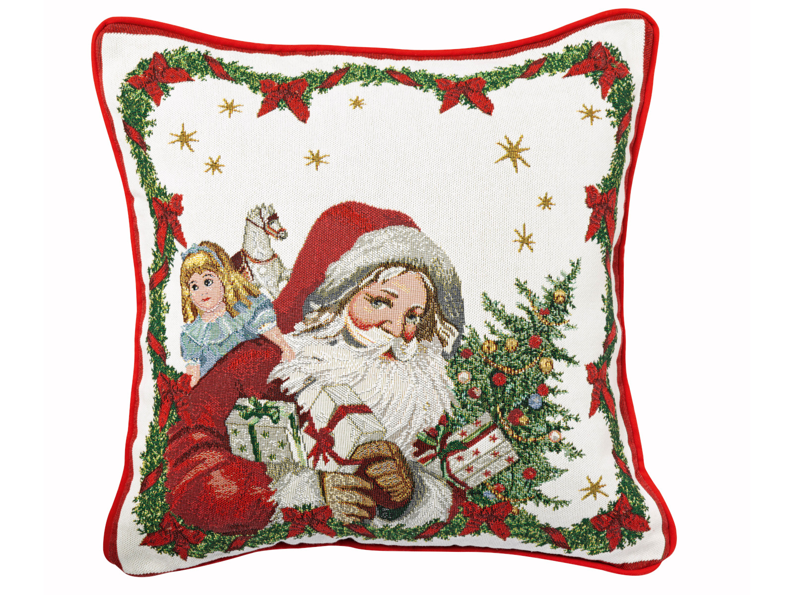 Villeroy &amp; Boch Toy's Fantasy Gobelin Kissen Santa