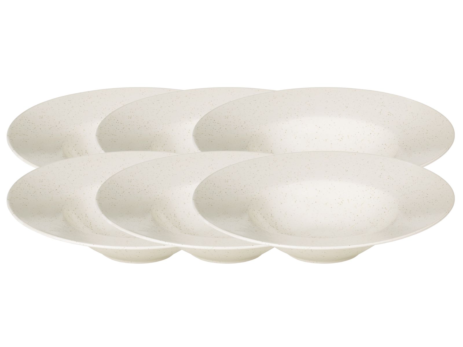 Broste Copenhagen NORDIC VANILLA Pastateller tief 29cm Set6