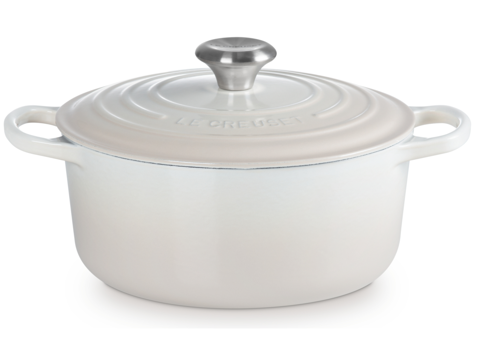 Le Creuset Bräter Signature rund meringue 24cm Freisteller 1