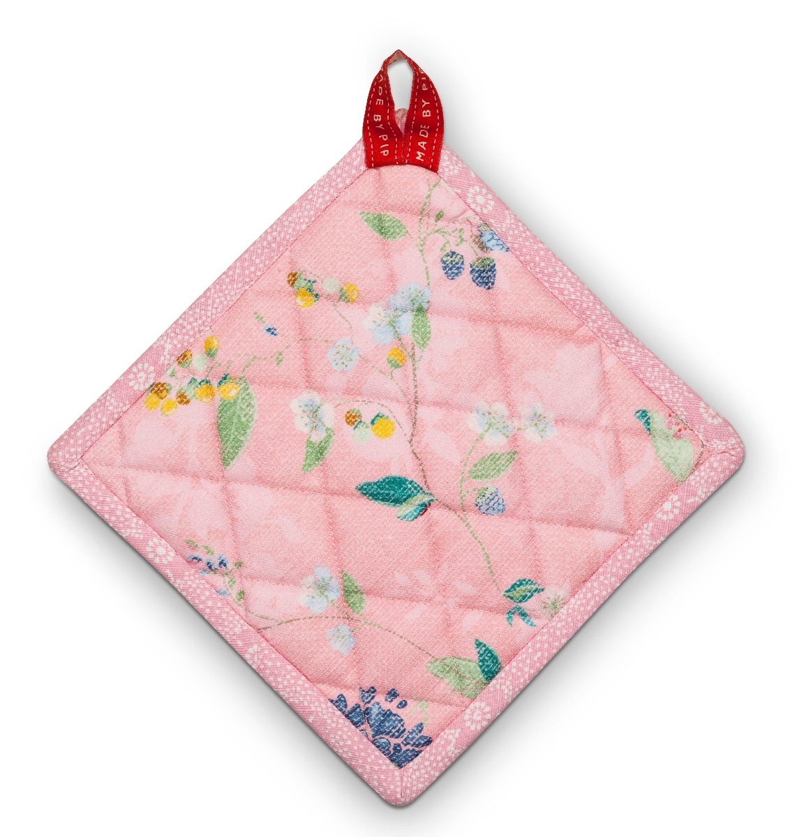 PIP STUDIO Floral Hummingbirds Pink Topflappen 20 cm