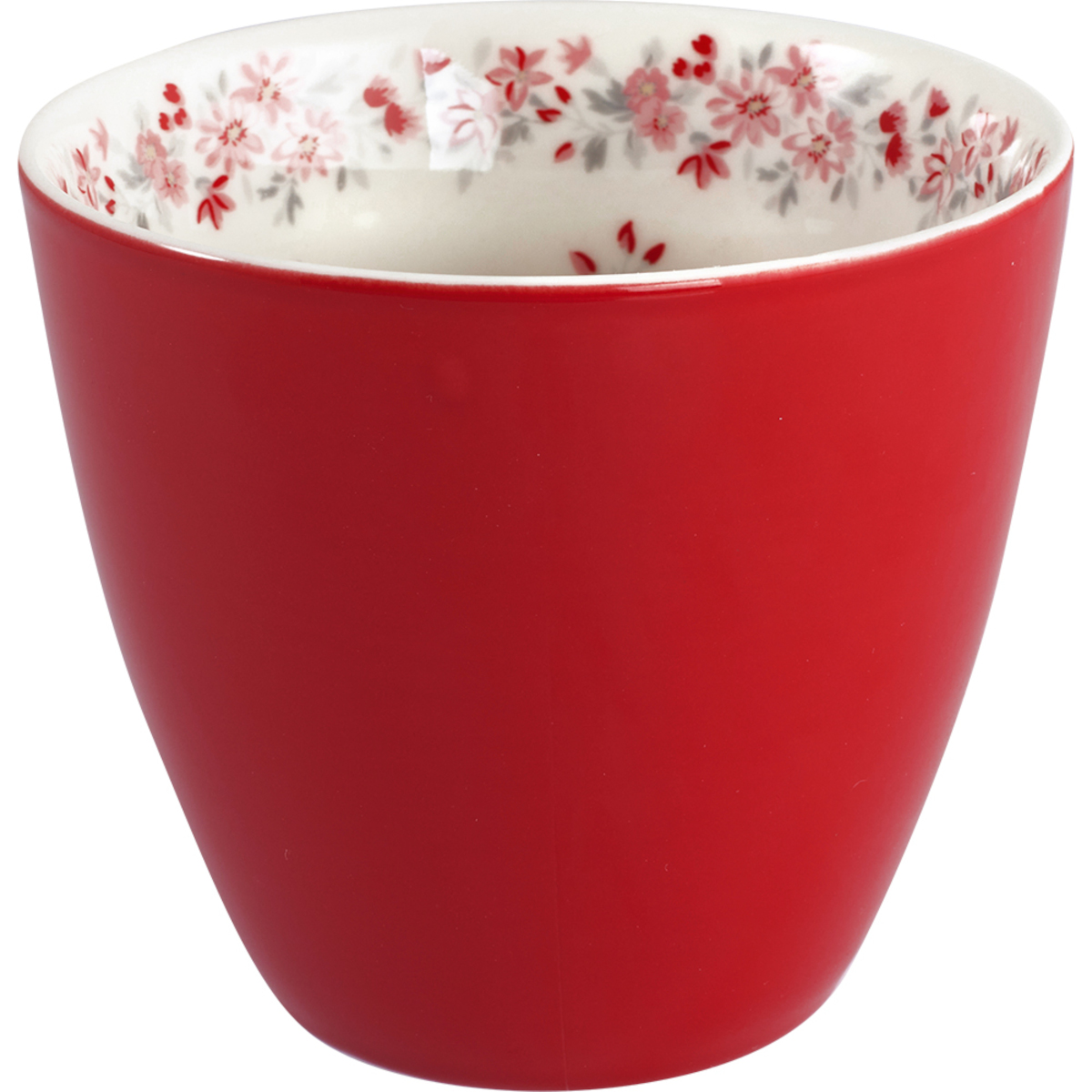 Greengate Emberly Latte Cup inside red 0,35l