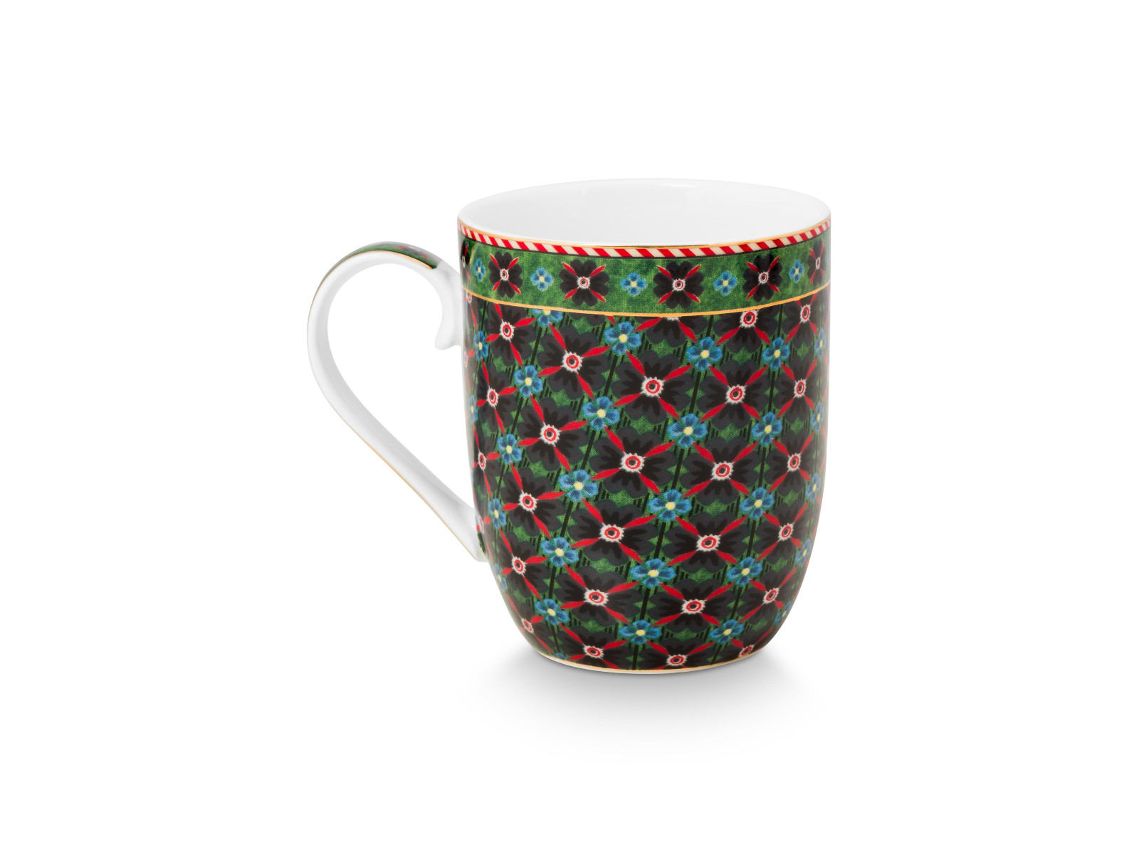 PIP STUDIO Berry Blues Tasse clover green 145ml Freisteller 2