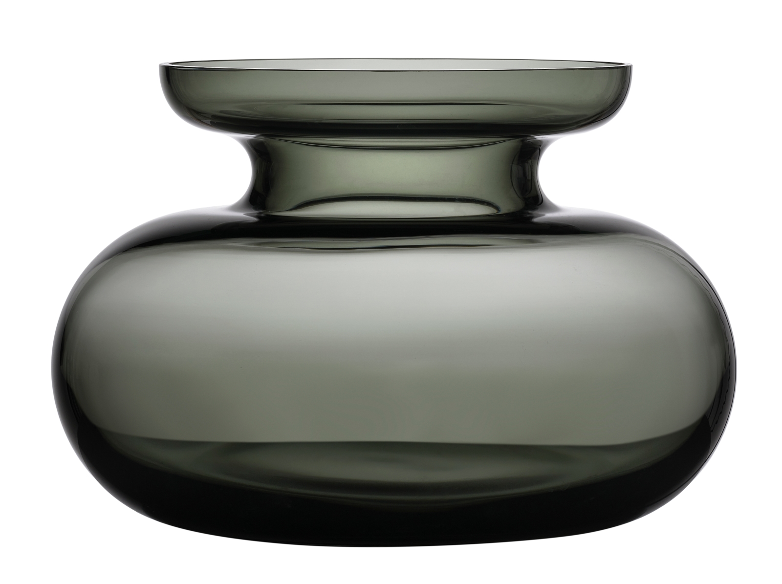 Zone Denmark Inu Vase smoked grey 31,7 x 33 cm