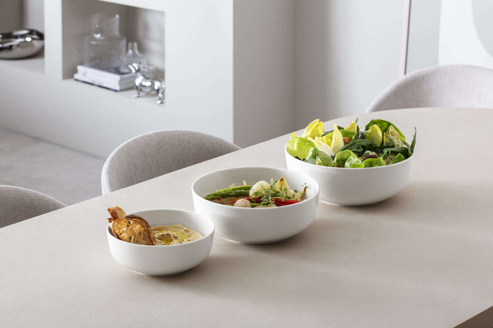 Villeroy &amp; Boch Afina Schüssel weiß 19,5cm Lifestyle 1