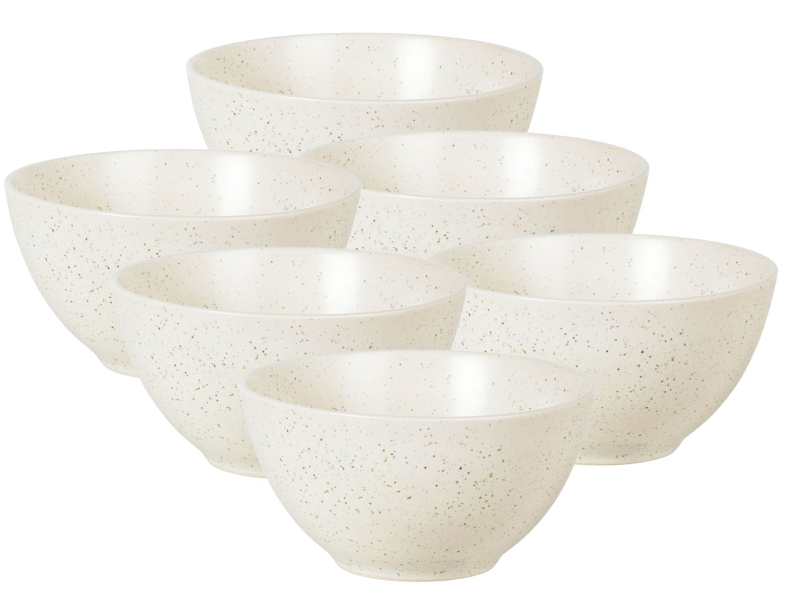 Broste Copenhagen NORDIC VANILLA Schale 17cm Set6