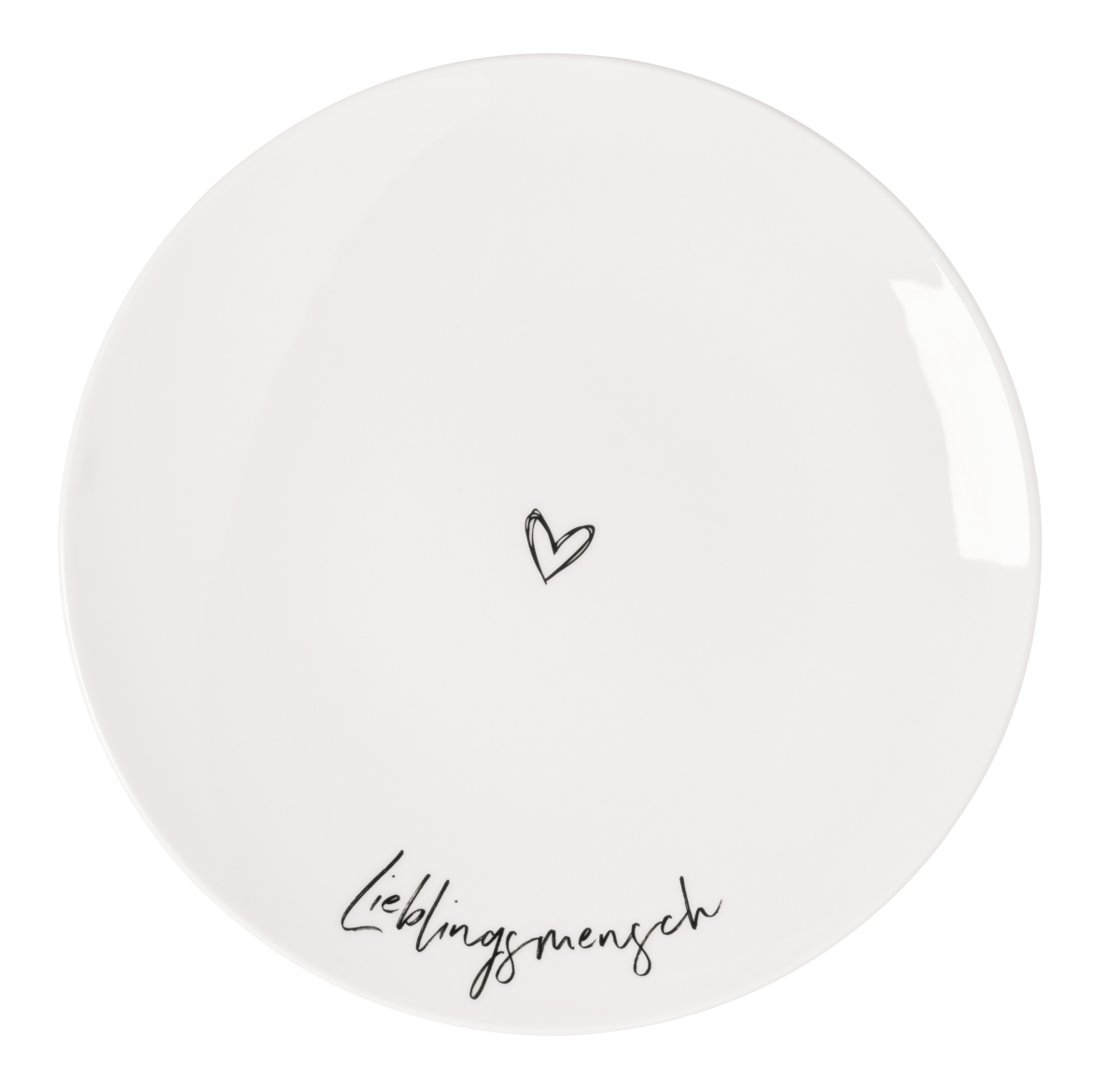 Villeroy &amp; Boch Statement Frühstücksteller Lieblingsmensch 21 cm