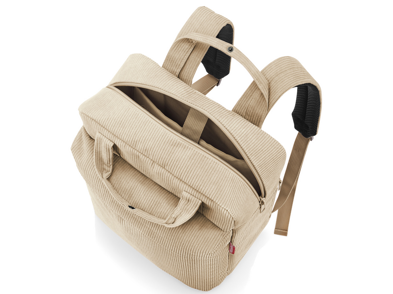 reisenthel allday backpack M cord sand Freisteller 3