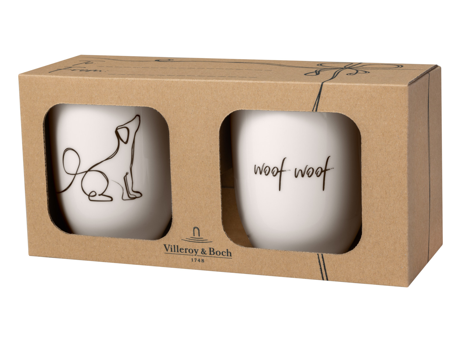 Villeroy &amp; Boch Statement Dog Henkelbecher 0,29l Set 2tlg Freisteller 1