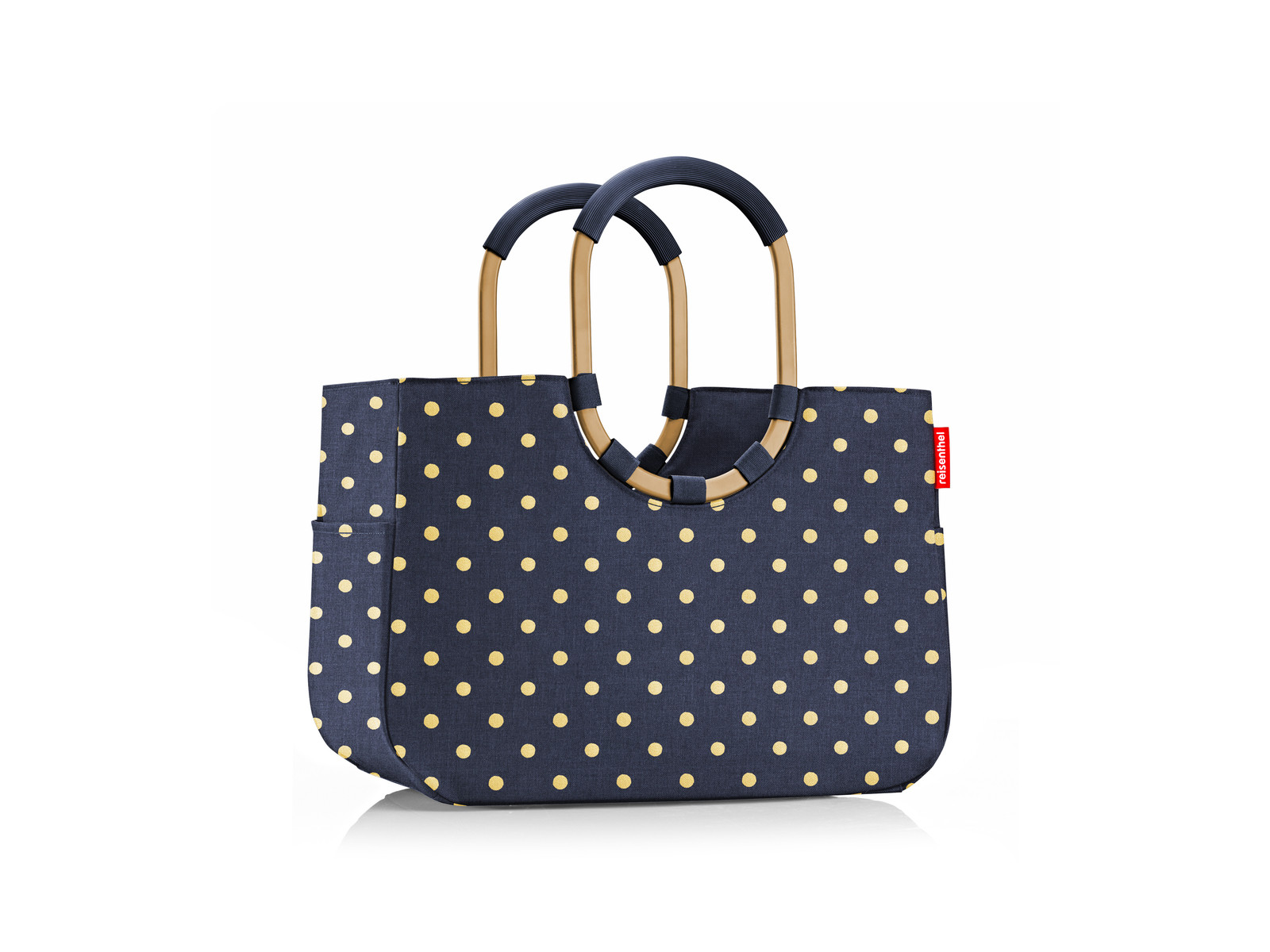 reisenthel loopshopper L frame metallic dots blue Freisteller 2