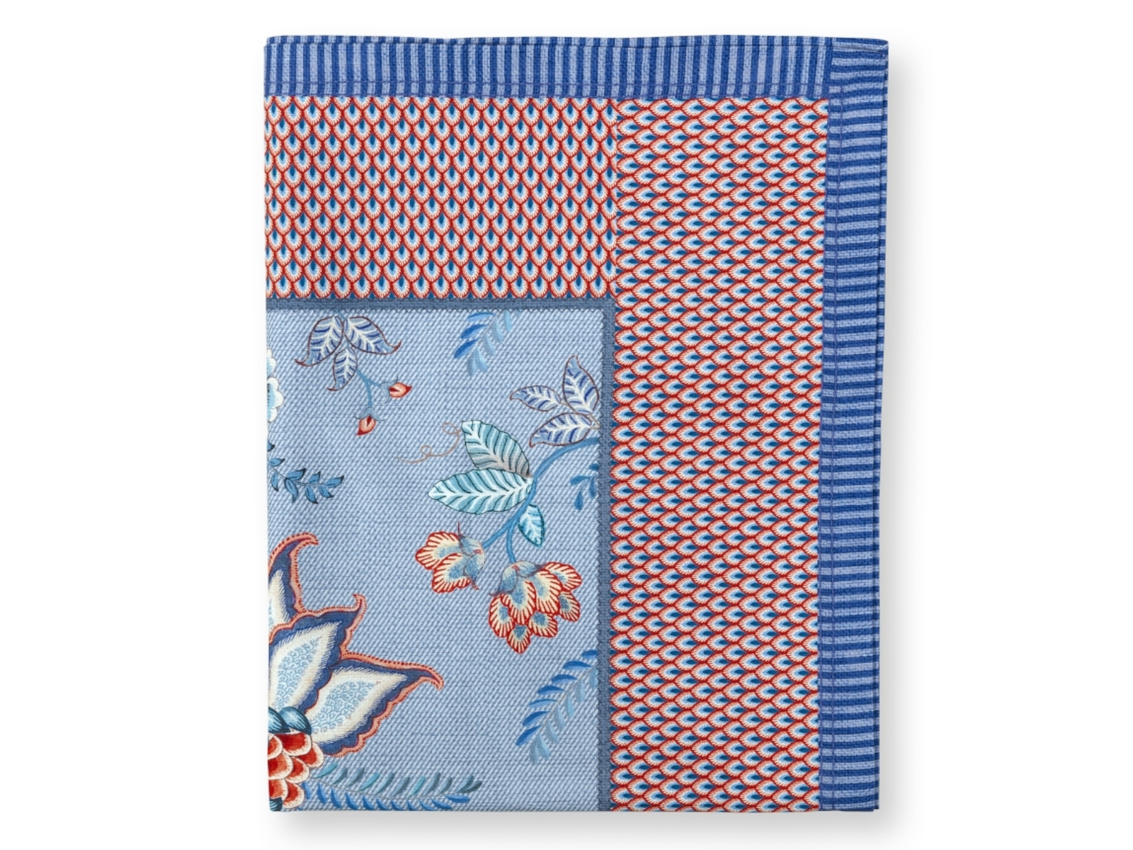 PIP STUDIO Flower Festival Tischdecke Blue 100 x 100 cm