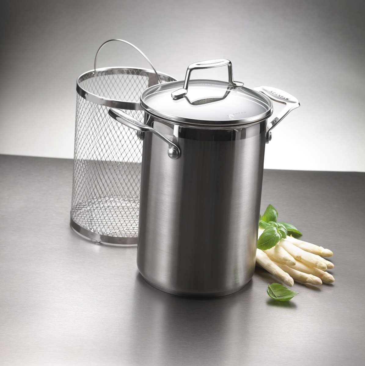 SCANPAN IMPACT Spargel-/Maistopf mit Deckel 4,5 l