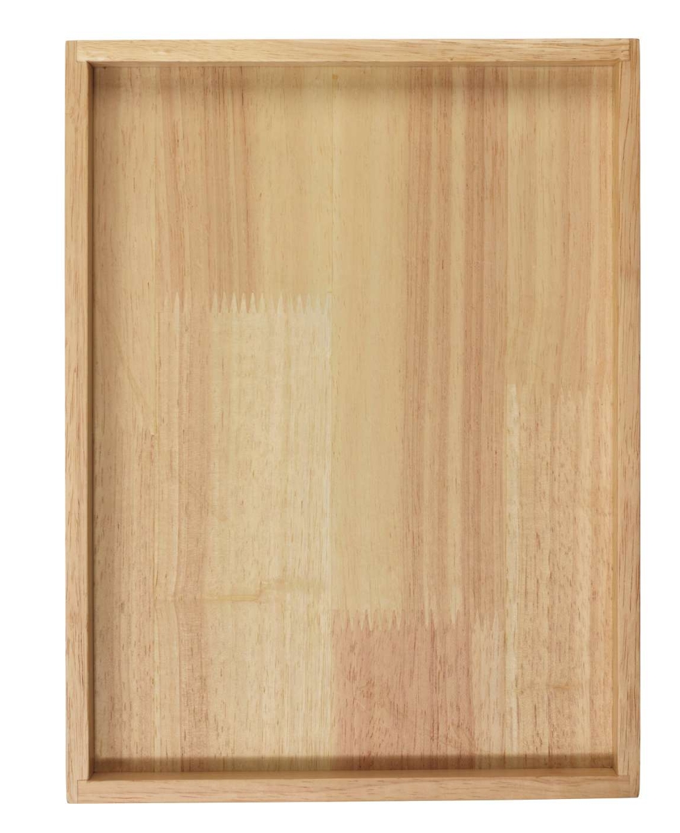 ASA Holztablett rechteckig natur 32,5 x 24,5 cm