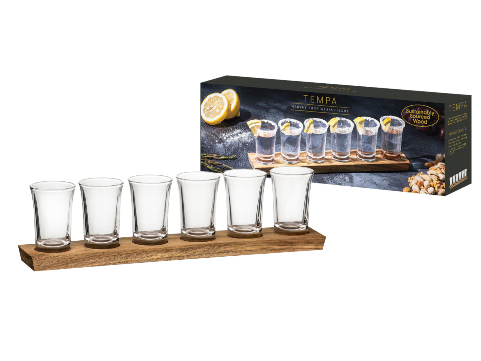 Ladelle HARVEY Schnapsglas Verkostungs-Set 7tlg