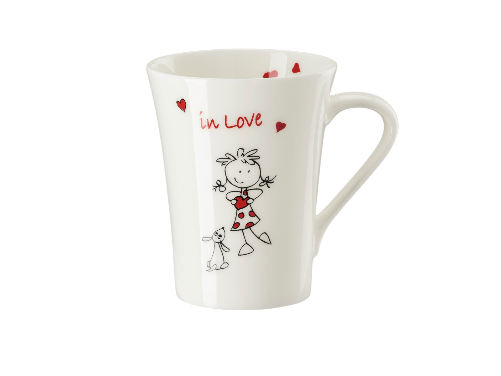 Hutschenreuther My Mug Friends - In love Becher mit Henkel 0,4 l