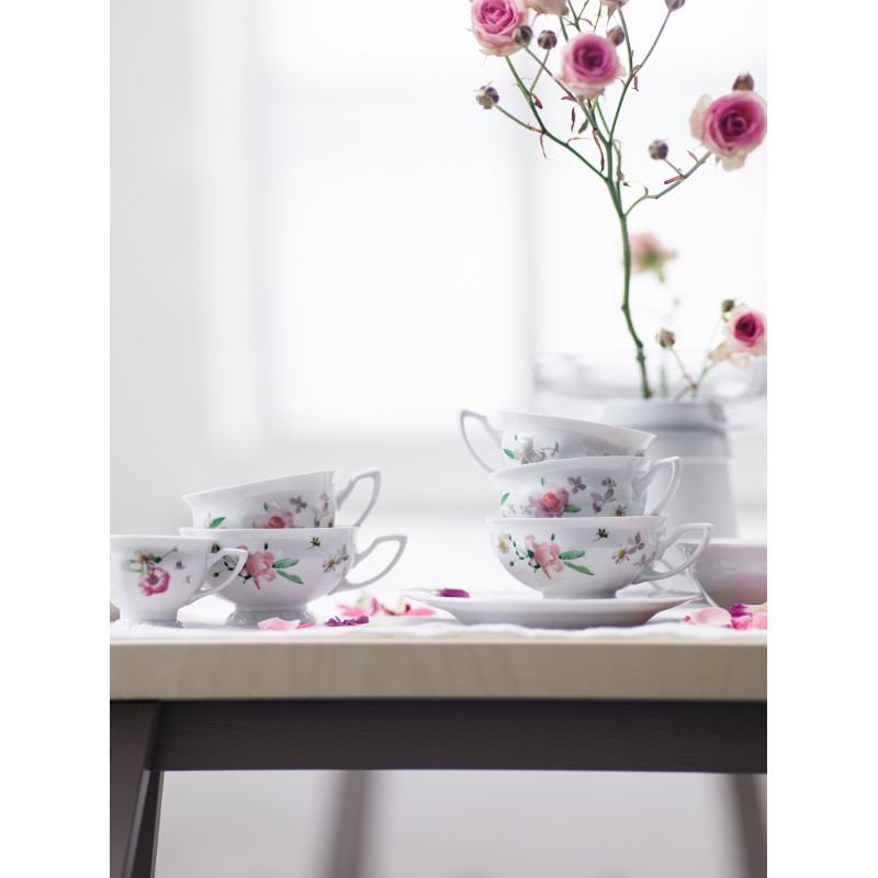 Rosenthal Maria Pink Rose Tee-Untertasse 16 cm