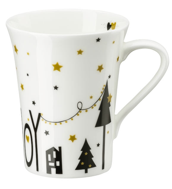 Hutschenreuther My Christmas Mug - Joy Becher mit Henkel 0,4 l