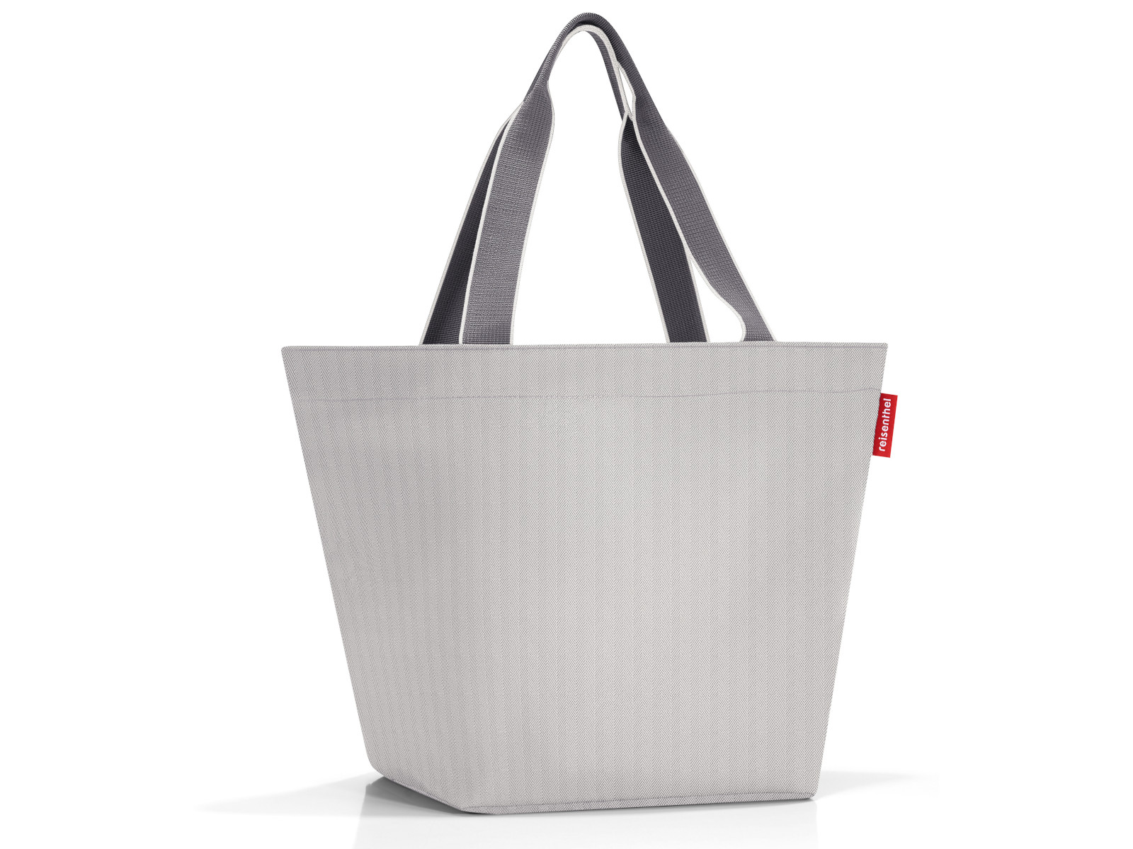 reisenthel shopper M herringbone grey Freisteller 2