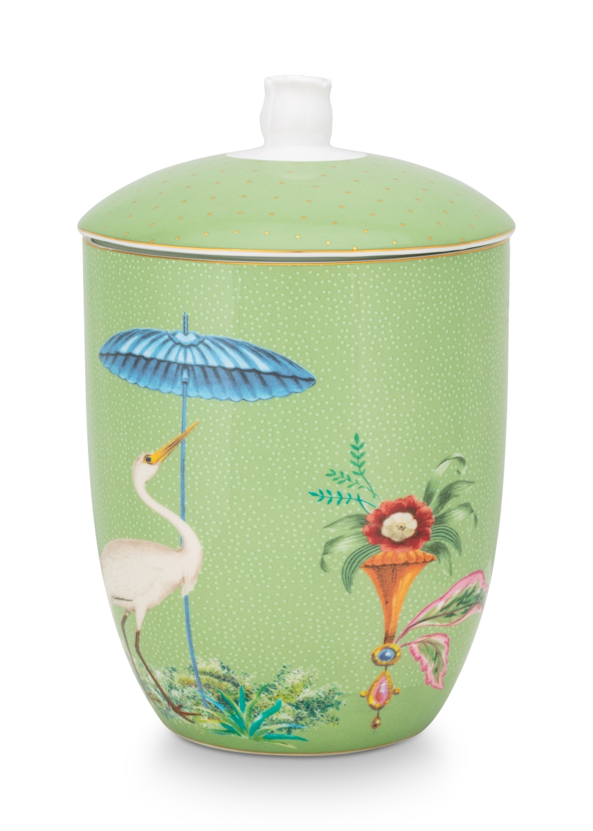 PIP STUDIO Jolie Heron Green Vorratsdose 1,5 l