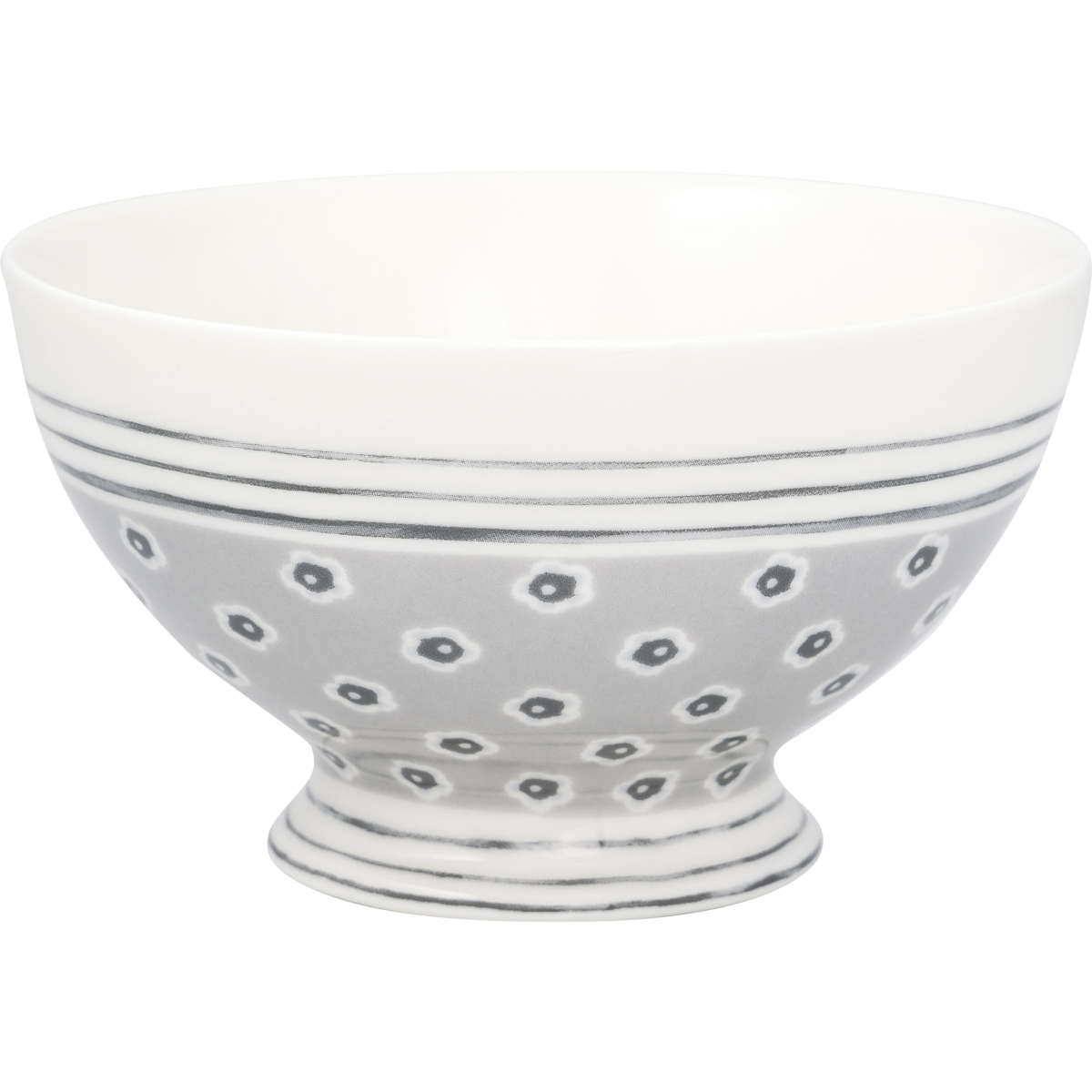 Greengate Malia Suppenbowl grey 0,5l