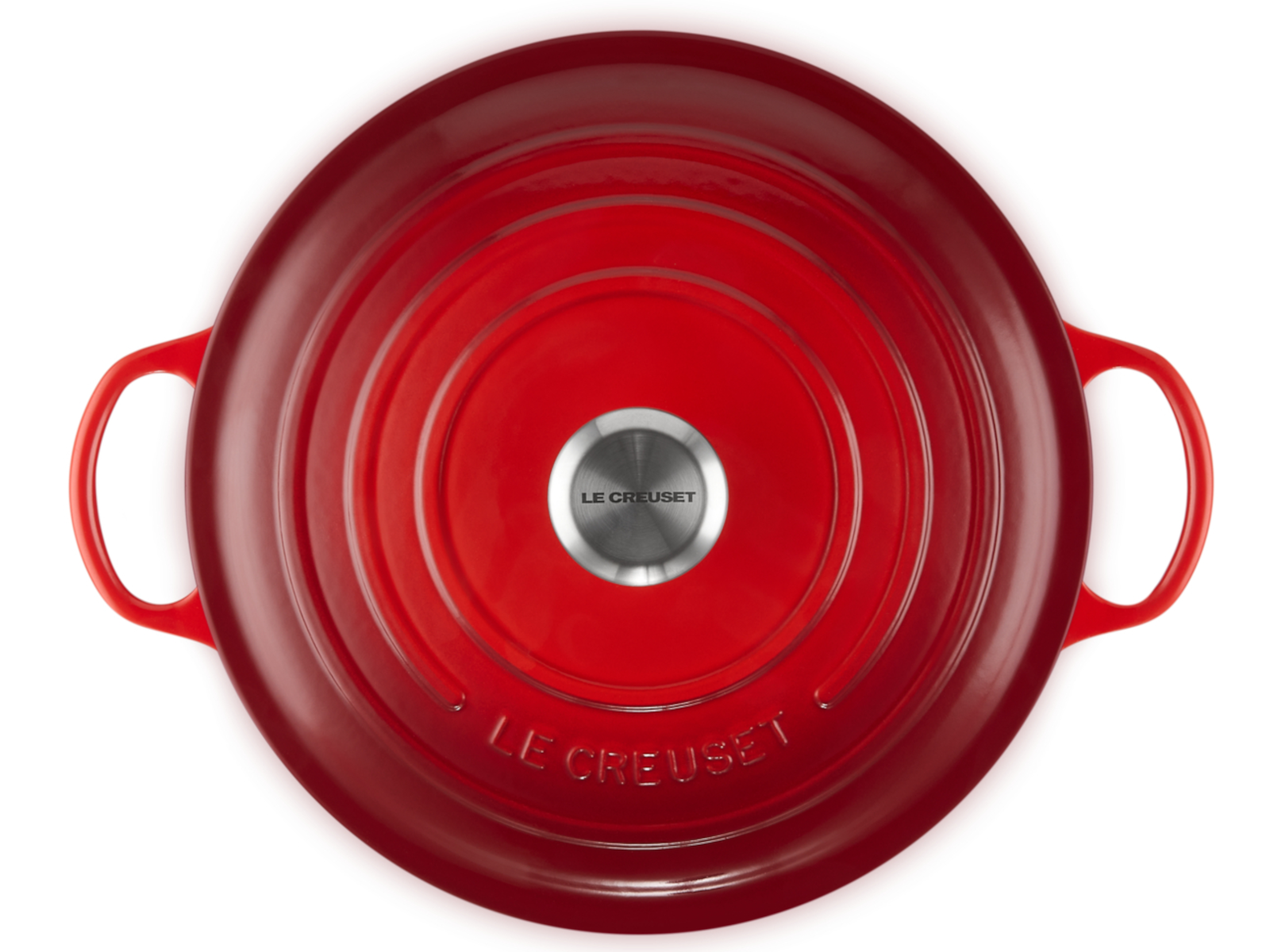 Le Creuset Bräter La Marmite Signature rund kirschrot 28cm