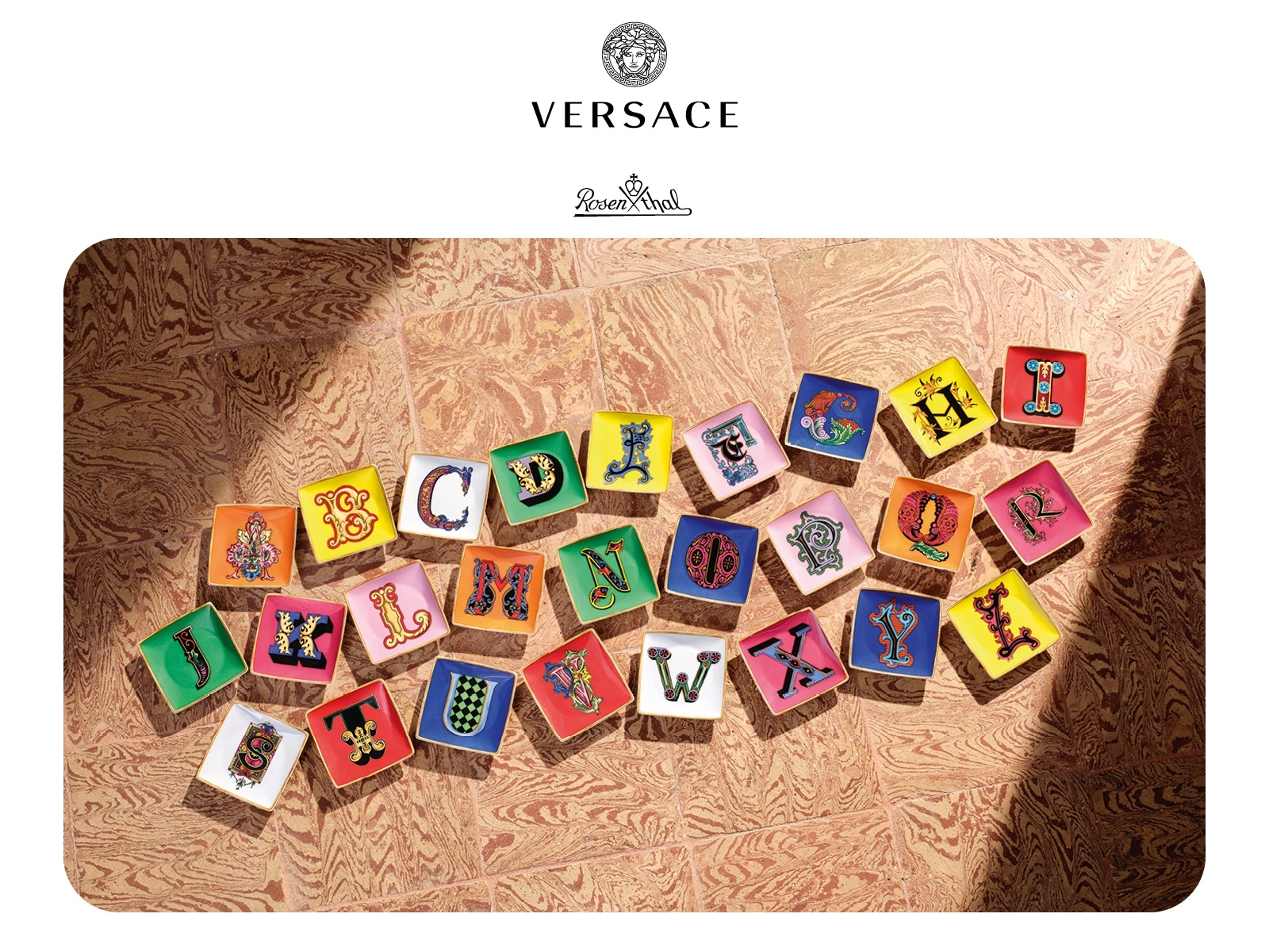 Versace Versace Alphabet B Schälchen quadr. flach 12 cm