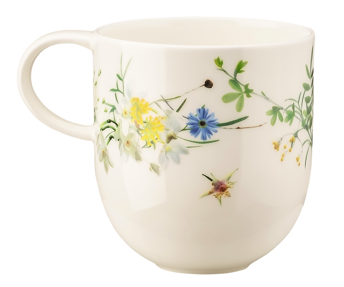 Rosenthal Brillance Fleurs des Alpes Becher mit Henkel 0,34l