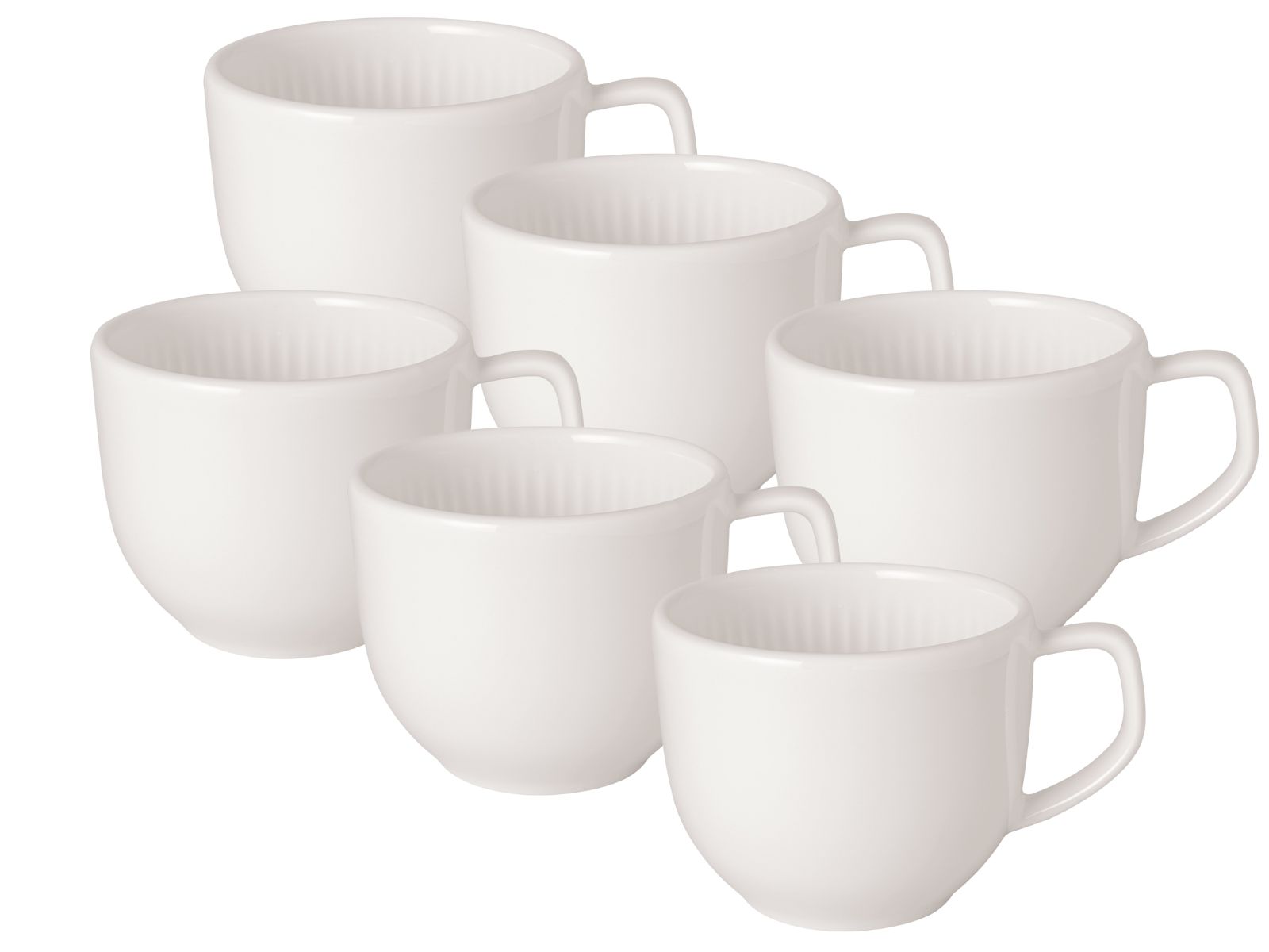 Villeroy &amp; Boch Afina Kaffeetasse weiß 0,15l Set6 Freisteller 