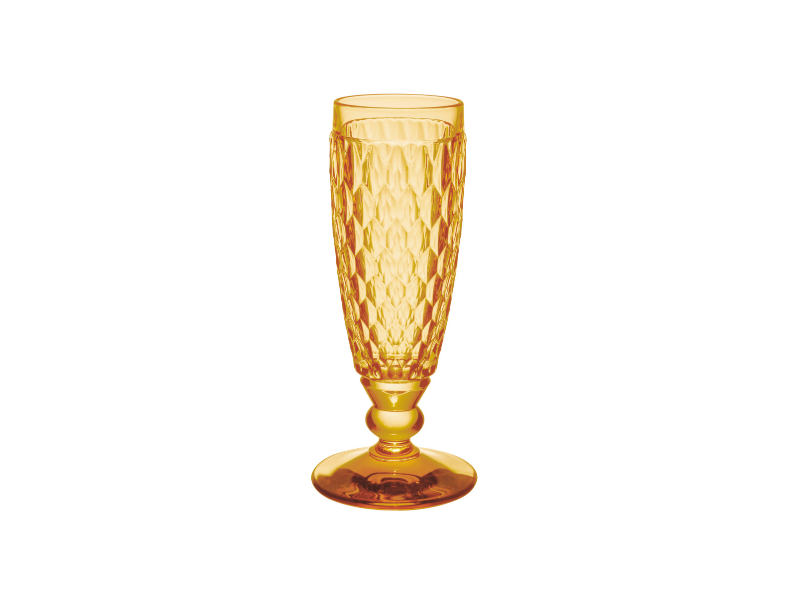 Villeroy &amp; Boch Boston Saffron Sektglas gelb 0,12l Freisteller 