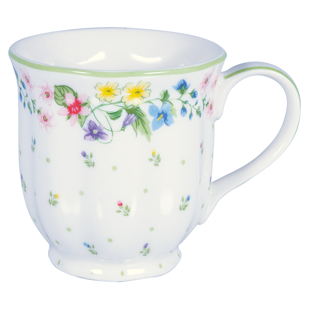 Greengate Karolina Teebecher white 0,25l